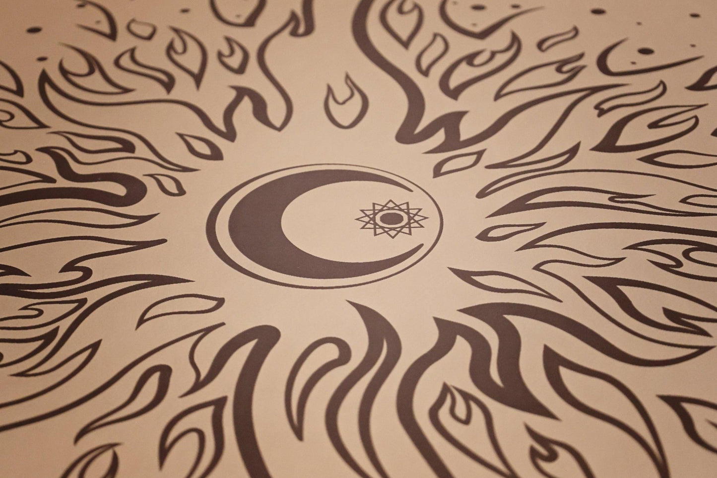 Celestial Pro Mat - Yoga Mat - Hand Painted - ilāSTRATE™ -