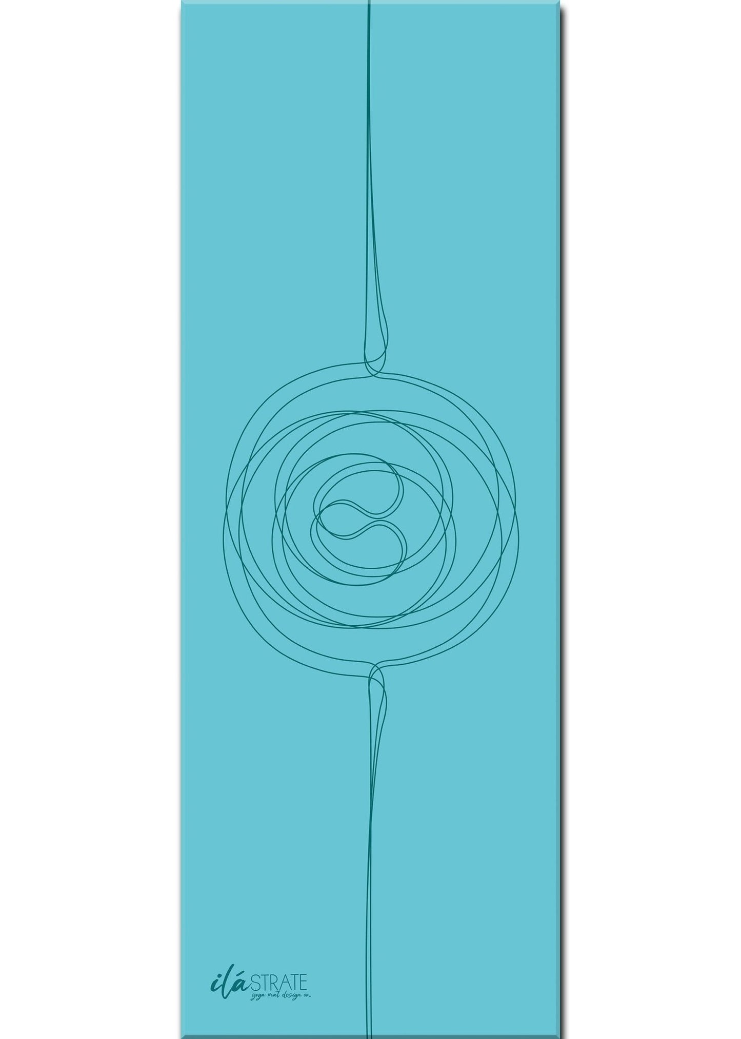 Jūti Pro Mat - Yoga Mat - Hand Painted - ilāSTRATE™ -