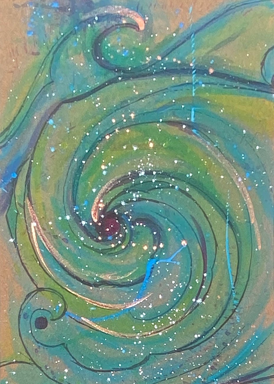 Surf Hand Painted Cork Yoga Mat - Yoga Mat - Hand Painted - ilāSTRATE™ -