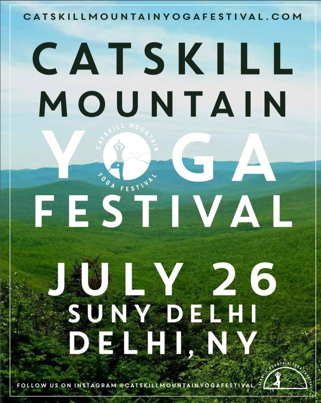Join us at the Catskill Mountain Yoga Festival 2025