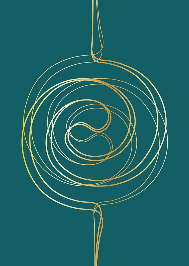Jūti Pro Mat-Yoga Mat - Hand Painted-ilāSTRATE™ Yoga Mat Design Co.-