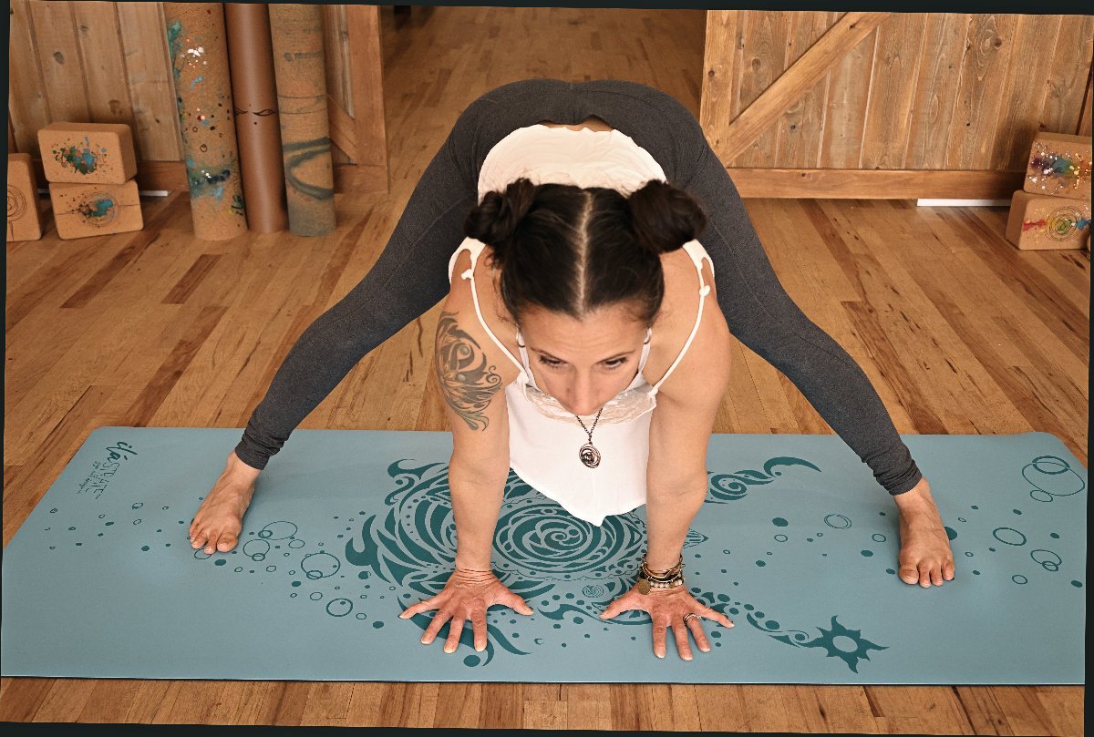 Tribute to Keya (Turtle) Pro Mat-Yoga Mat - Hand Painted-ilāSTRATE™ Yoga Mat Design Co.-